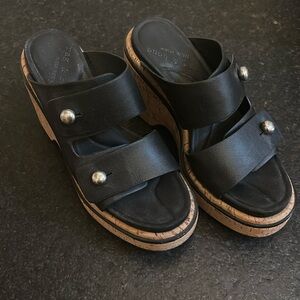 Rag & Bone Cork Wedge Slides